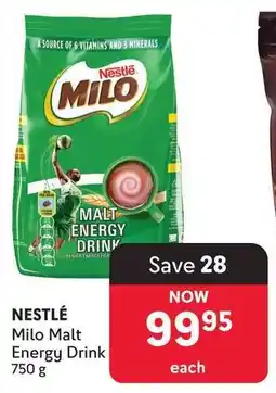 Makro Nestlé Milo Malt Energy Drink offer
