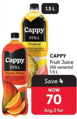 Makro Cappy Fruit Juice offer