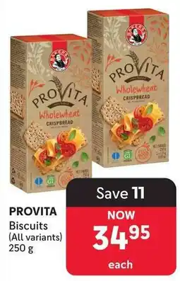 Makro PROVITA Biscuits offer