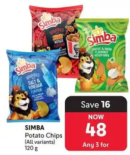 Makro SIMBA Potato Chips offer