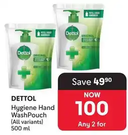 Makro DETTOL Hygiene Hand WashPouch offer