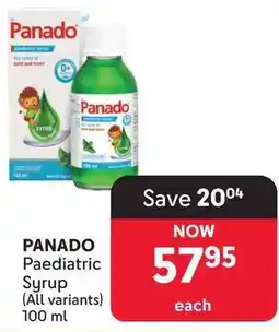 Makro PANADO Paediatric Syrup offer