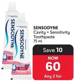 Makro SENSODYNE Cavity + Sensitivity Toothpaste offer