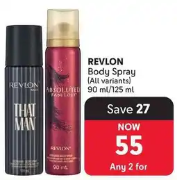 Makro Revlon Body Spray (All variants) offer