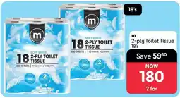 Makro m 2-ply Toilet Tissue offer