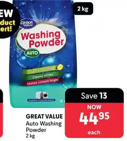 Makro Great Value Auto Washing Powder offer