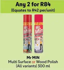 Makro Mr Min Multi Surface or Wood Polish offer