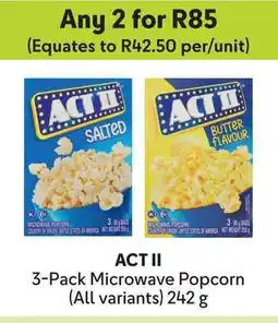 Makro ACT II Microwave Popcorn offer