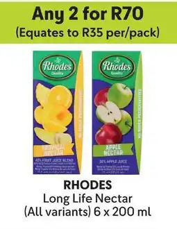Makro Rhodes Long Life Nectar offer