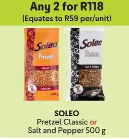 Makro Soleo Pretzel Classic or Salt and Pepper offer