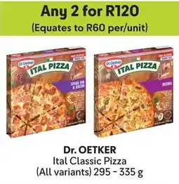 Makro Dr. Oetker Ital Classic Pizza offer