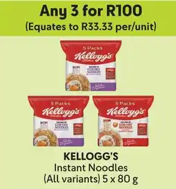 Makro Kellogg's Instant Noodles offer