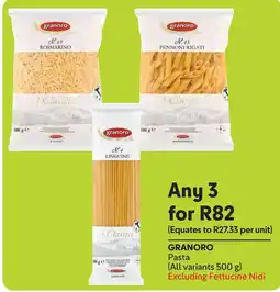 Makro GRANORO Pasta offer