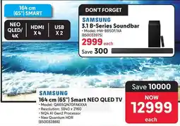 Makro SAMSUNG 164 cm (65") Smart NEO QLED TV offer