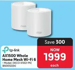 Makro tp-link AX1500 Whole Home Mesh Wi-Fi 6 offer
