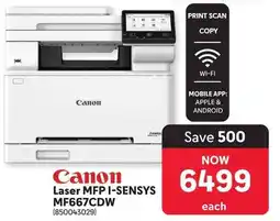 Makro Canon Laser MFP I-SENSYS MF667CDW offer