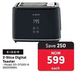 Makro EIGER 2-Slice Digital Toaster offer