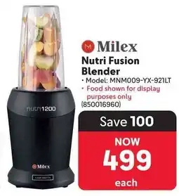 Makro Milex Nutri Fusion Blender offer