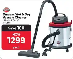 Makro Genesis Duravac Wet & Dry Vacuum Cleaner offer
