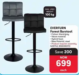 Makro EVERFURN Forest Barstool offer