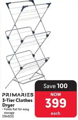 Makro Primaries 3-Tier Clothes Dryer offer