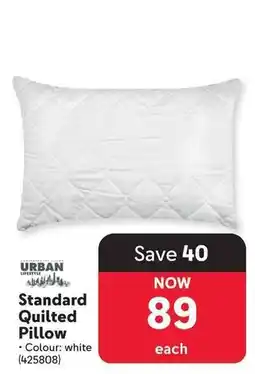 Makro Urban Standard Quilted Pillow offer