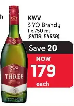 Makro KWV 3 YO Brandy offer
