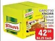KitKat Cash and Carry KNORR Packet Soup Assorted 50g 10s offer