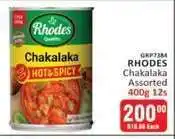 KitKat Cash and Carry RHODES Chakalaka Assorted 400g 12s offer