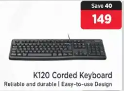 Mitabyte Logitech K120 Corded Keyboard offer