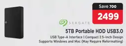 Mitabyte Seagate 5TB Portable HDD USB3.0 offer
