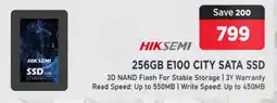 Mitabyte Hiksemi 256GB E100 City SATA SSD offer