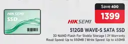 Mitabyte Hiksemi 512GB Wave-S SATA SSD offer