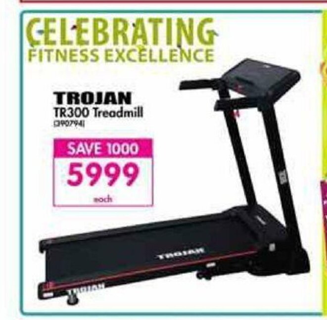 Trojan Treadmill offer at Makro
