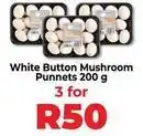 Food Lover's Market White button mushroom punnet offer