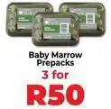 Food Lover's Market Baby marrow prepacks offer