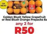 Food Lover's Market Yellow grapefruit or red blush orange prepacks offer
