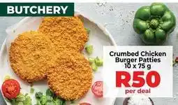 Food Lover's Market Crumbed chicken burger patties offer