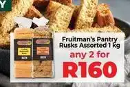 Fruitman's pantry rusks