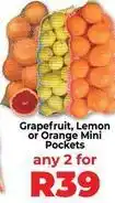 Food Lover's Market Mini - grapefruit, lemon or orange pockets offer