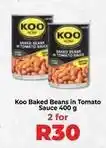 Food Lover's Market Koo - baked beans in tomato sauce offer