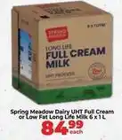 Food Lover's Market Full cream or low fat long life milk offer