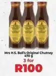 Food Lover's Market Original chutney offer