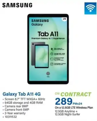 Samsung Galaxy Tab A11 4G