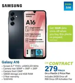 Incredible Connection SAMSUNG Galaxy A16 offer