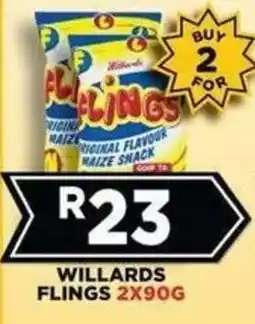 Goal Supermarket Willards Flings offer