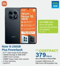 Incredible Connection Redmi Note 15 offer