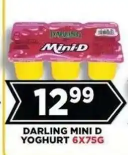 Goal Supermarket DARLING MINI D YOGHURT offer