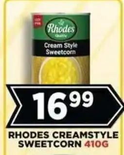 Goal Supermarket Rhodes Creamstyle Sweetcorn offer