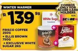 Goal Supermarket Frisco Coffee + Ellis Brown + Exclusive White Sugar offer